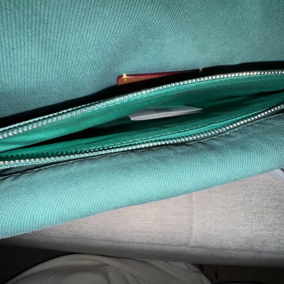 NWT COACH Quilted Tabby Ivy Silver Denim Shoulder Bag 26 - Picture 6 of 9